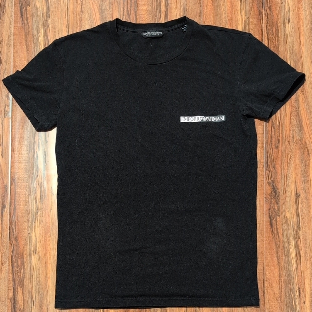 Emporio Armani Black Short Sleeve Tee